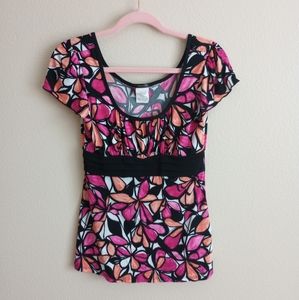 Maurices Floral Babydoll Top